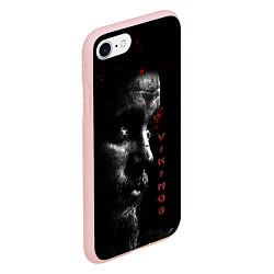 Чехол iPhone 7/8 матовый Викинги Тревис Фиммел, цвет: 3D-светло-розовый — фото 2