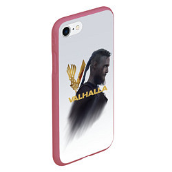 Чехол iPhone 7/8 матовый Vikings: Valhalla, цвет: 3D-малиновый — фото 2