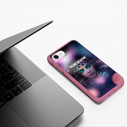 Чехол iPhone 7/8 матовый You are the future, цвет: 3D-малиновый — фото 2