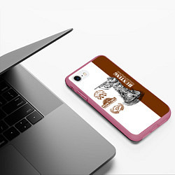 Чехол iPhone 7/8 матовый Охота на Утку, цвет: 3D-малиновый — фото 2