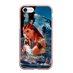 Чехол iPhone 7/8 матовый Aloy Horizon, цвет: 3D-светло-розовый