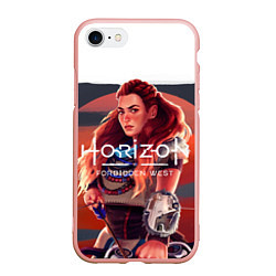 Чехол iPhone 7/8 матовый Aloy Horizon, цвет: 3D-светло-розовый