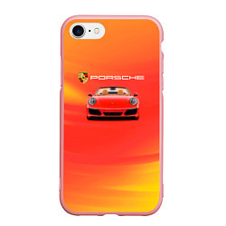 Чехол iPhone 7/8 матовый Porsche porsche, цвет: 3D-баблгам