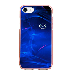 Чехол iPhone 7/8 матовый Мазда mazda, цвет: 3D-светло-розовый