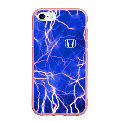 Чехол iPhone 7/8 матовый HONDA хонда молнии, цвет: 3D-баблгам