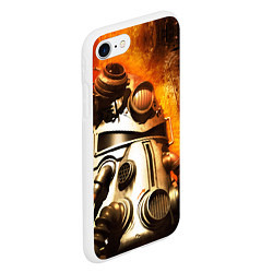 Чехол iPhone 7/8 матовый Fallout - Arch Dornan, цвет: 3D-белый — фото 2