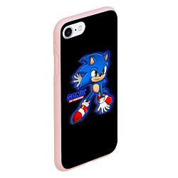 Чехол iPhone 7/8 матовый SONIC СУПЕР СОНИК игра, цвет: 3D-светло-розовый — фото 2