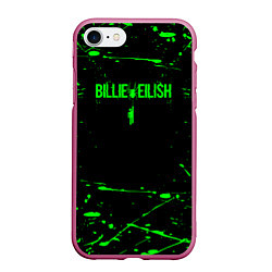 Чехол iPhone 7/8 матовый Билли айлиш billie eilish, цвет: 3D-малиновый