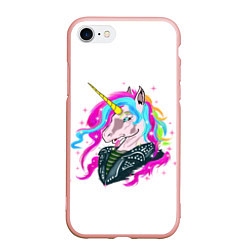 Чехол iPhone 7/8 матовый Uni cool Corn, цвет: 3D-светло-розовый