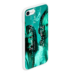 Чехол iPhone 7/8 матовый Placebo - turquoise, цвет: 3D-белый — фото 2