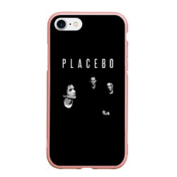 Чехол iPhone 7/8 матовый Троица Плацебо, цвет: 3D-светло-розовый