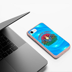 Чехол iPhone 7/8 матовый Summer vibes Летнее настроение, цвет: 3D-светло-розовый — фото 2