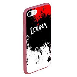 Чехол iPhone 7/8 матовый Louna band, цвет: 3D-малиновый — фото 2