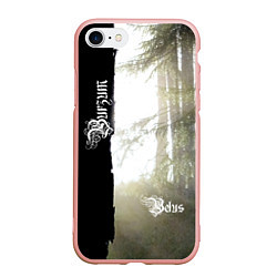 Чехол iPhone 7/8 матовый Burzum - Belus, цвет: 3D-светло-розовый