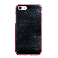 Чехол iPhone 7/8 матовый Темная текстура, цвет: 3D-малиновый
