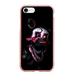 Чехол iPhone 7/8 матовый Twisted Bonnie, цвет: 3D-светло-розовый