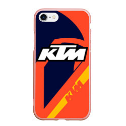 Чехол iPhone 7/8 матовый KTM VINTAGE SPORTWEAR, цвет: 3D-светло-розовый