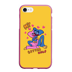 Чехол iPhone 7/8 матовый POPPY PLAYTIME MY BETTER HALF, цвет: 3D-малиновый