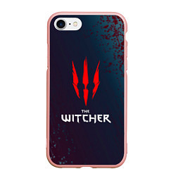 Чехол iPhone 7/8 матовый THE WITCHER - ВЕДЬМАК КРАСНЫЕ КОГТИ