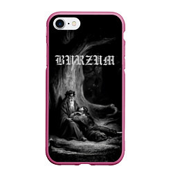 Чехол iPhone 7/8 матовый The Ways of Yore - Burzum, цвет: 3D-малиновый