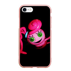 Чехол iPhone 7/8 матовый POPPY PLAYTIME - Mommy long legs - Мама длинные но, цвет: 3D-светло-розовый