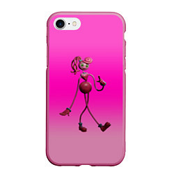 Чехол iPhone 7/8 матовый POPPY PLAYTIME МАМА ДЛИННЫЕ НОГИ, цвет: 3D-малиновый