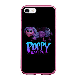 Чехол iPhone 7/8 матовый POPPY PLAYTIME PJ Pug-a-Pillar, цвет: 3D-малиновый