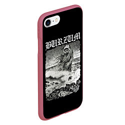 Чехол iPhone 7/8 матовый Burzum - The Sea Monster, цвет: 3D-малиновый — фото 2