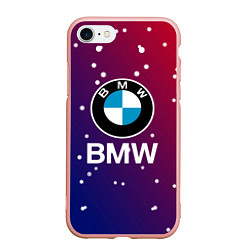 Чехол iPhone 7/8 матовый BMW Градиент Краска