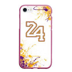 Чехол iPhone 7/8 матовый Коби Брайант Lakers 24