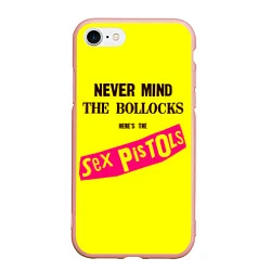 Чехол iPhone 7/8 матовый Never Mind the Bollocks, Heres the Sex Pistols, цвет: 3D-светло-розовый