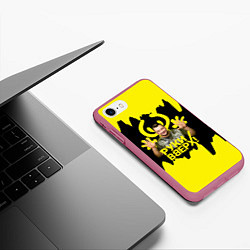 Чехол iPhone 7/8 матовый Руки вверх Сергей Жуков, цвет: 3D-малиновый — фото 2