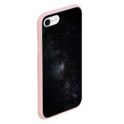 Чехол iPhone 7/8 матовый Лонгслив Звезды и космос, цвет: 3D-светло-розовый — фото 2