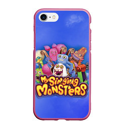 Чехол iPhone 7/8 матовый My singing monsters поющие монстры