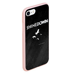 Чехол iPhone 7/8 матовый The Sound of Madness Shinedown, цвет: 3D-светло-розовый — фото 2