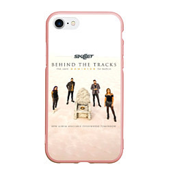 Чехол iPhone 7/8 матовый Skillet: Refuge Behind The Track, цвет: 3D-светло-розовый