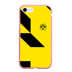 Чехол iPhone 7/8 матовый Фк боруссия - fc borussia logo, цвет: 3D-баблгам