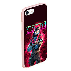 Чехол iPhone 7/8 матовый Fortnite Bonehead Skin, цвет: 3D-светло-розовый — фото 2