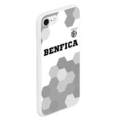 Чехол iPhone 7/8 матовый Benfica Sport на светлом фоне, цвет: 3D-белый — фото 2