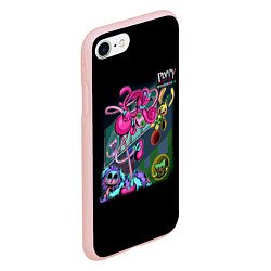 Чехол iPhone 7/8 матовый Poppy Playtime - Chapter 2 персонажи игры, цвет: 3D-светло-розовый — фото 2