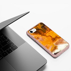 Чехол iPhone 7/8 матовый Смерч Красок, цвет: 3D-светло-розовый — фото 2