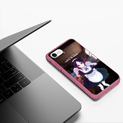 Чехол iPhone 7/8 матовый Love is war Госпожа Кагуя - Синомия, цвет: 3D-малиновый — фото 2