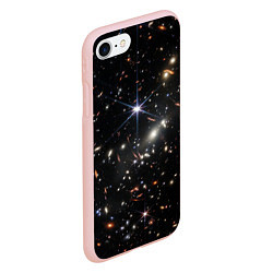 Чехол iPhone 7/8 матовый Новое изображение ранней вселенной от Джеймса Уэбб, цвет: 3D-светло-розовый — фото 2