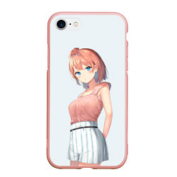 Чехол iPhone 7/8 матовый Iroha Isshiki OreGairu, цвет: 3D-светло-розовый