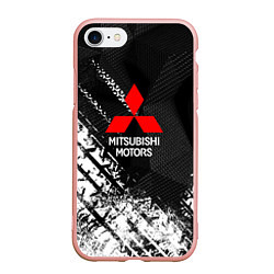 Чехол iPhone 7/8 матовый Mitsubishi - След протектора