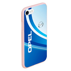 Чехол iPhone 7/8 матовый Opel абстракция, цвет: 3D-светло-розовый — фото 2