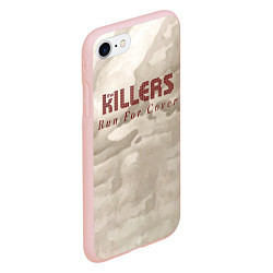 Чехол iPhone 7/8 матовый Run For Cover Workout Mix - The Killers, цвет: 3D-светло-розовый — фото 2