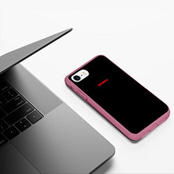 Чехол iPhone 7/8 матовый DUSHNILA, цвет: 3D-малиновый — фото 2