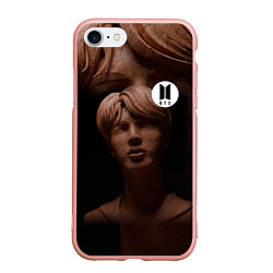 Чехол iPhone 7/8 матовый BTS Jin Concept Sculpt, цвет: 3D-светло-розовый