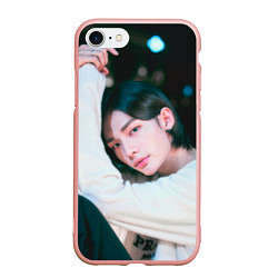 Чехол iPhone 7/8 матовый Hyunjin Mixtape Oh, цвет: 3D-светло-розовый